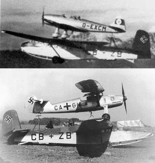 [1/72] Mistel 1,2 et 3 . DFS 230 Huma-Klemm 35 RSmodels-FW 56 Heller-Bf 109 E1 RPM (VINTAGE) Mis0110