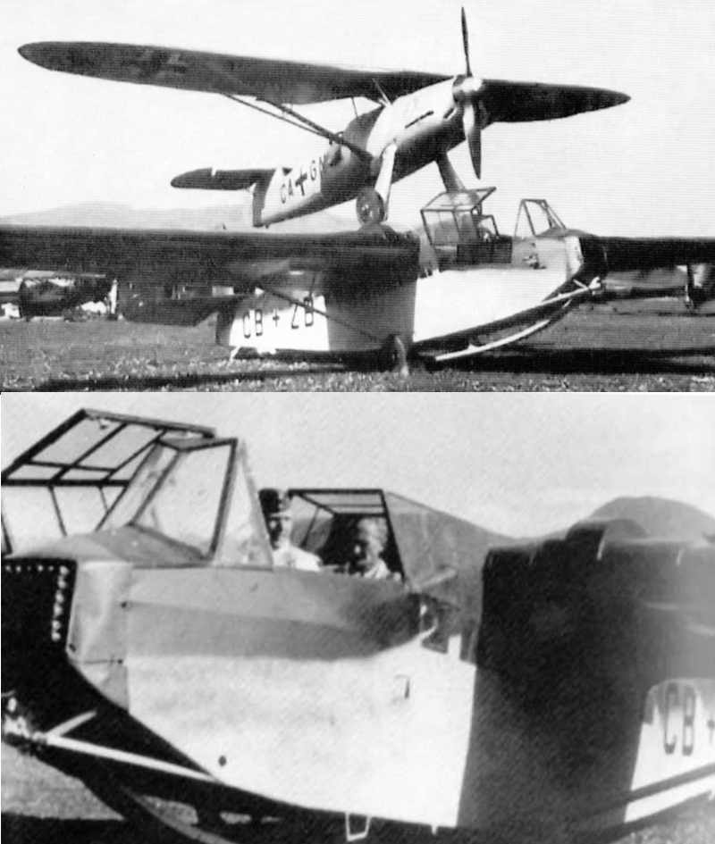 [1/72] Mistel 1,2 et 3 . DFS 230 Huma-Klemm 35 RSmodels-FW 56 Heller-Bf 109 E1 RPM (VINTAGE) Mis0310