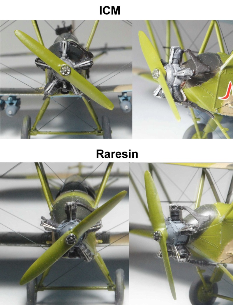 Polikarpov U2/Po2  [1/72] ICM, AB model +Scratch. Ceux du Normandie et d'autres. Moteur10