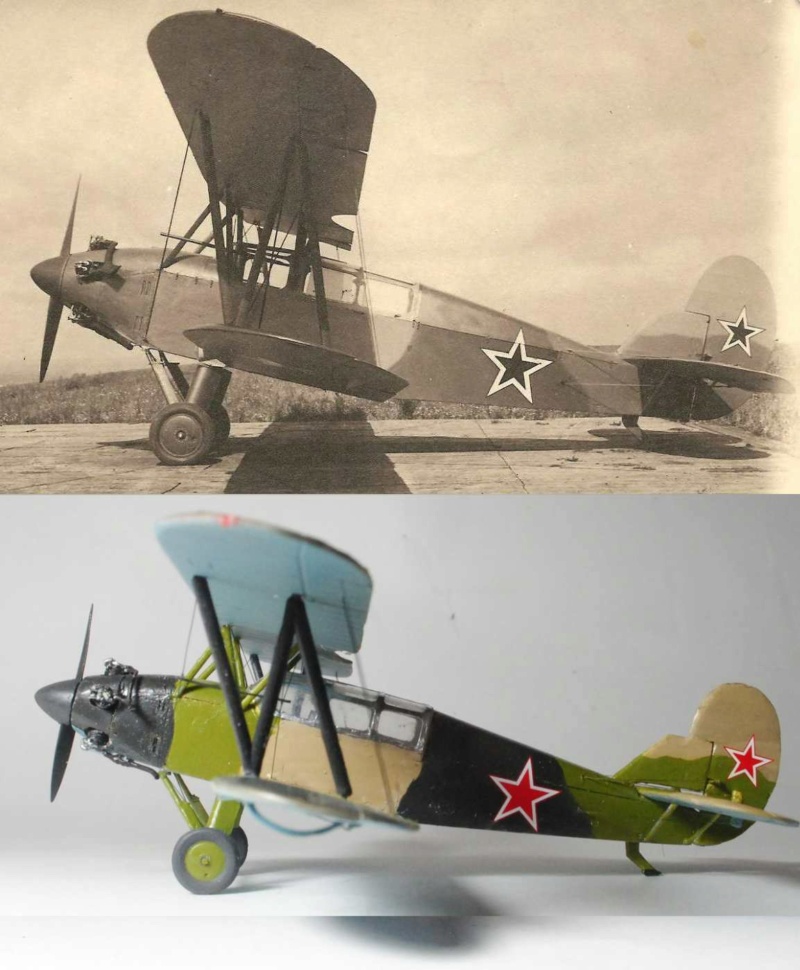 Polikarpov U2/Po2  [1/72] ICM, AB model +Scratch. Ceux du Normandie et d'autres. Shs-211