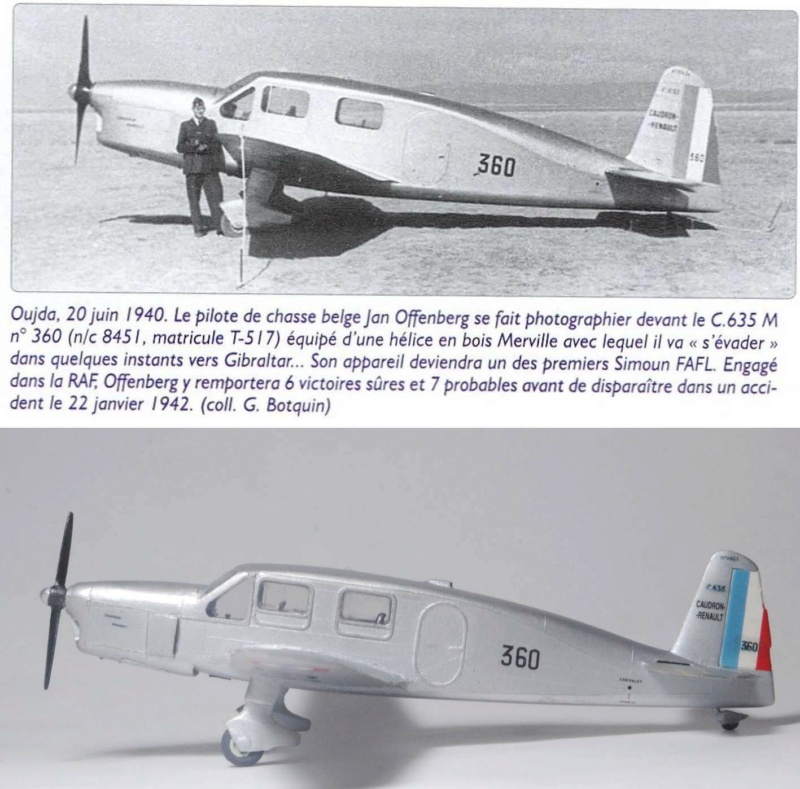 simoun - [Heller] 1/72 - Caudron Simoun . Evasions FAFL et autres  (VINTAGE) Sim-2810