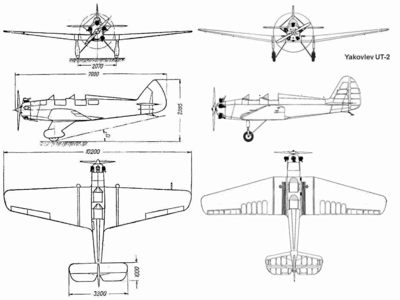 Yakovlev UT-2 . Amodel-AGA 1/72    "G.C.3 Normandie" Ut2-0110