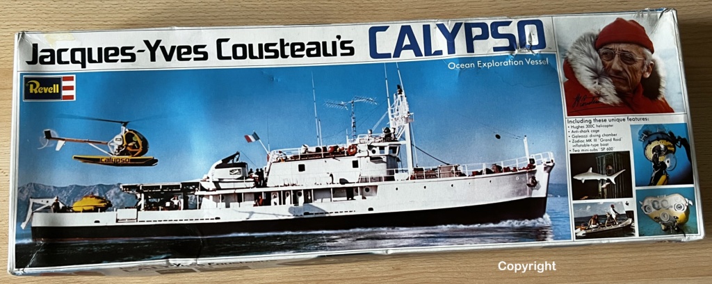 Jacques-Yves Cousteau´s Calypso (1976 - Erstausgabe) Revell H-575 Cal-0111