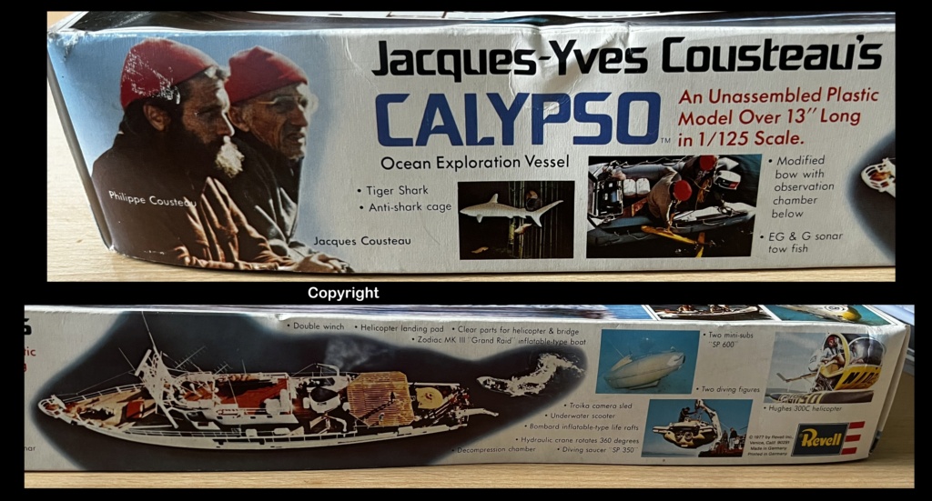 Jacques-Yves Cousteau´s Calypso (1976 - Erstausgabe) Revell H-575 Cal-0210