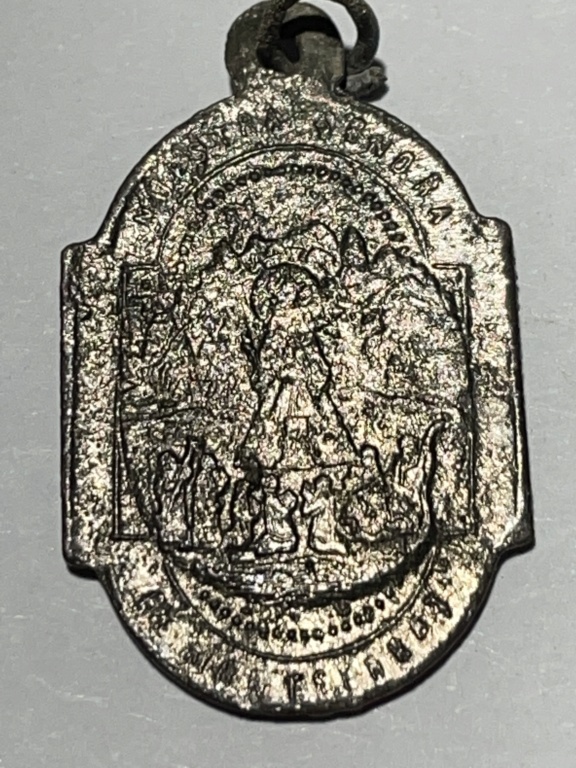 Medalla San Benito de Nursia / Virgen de Montserrat, S. XIX 95cf7d10