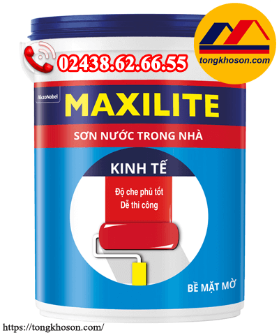 CHỌN - Giá sơn Maxilite kinh tế rẻ mà chất lượng khá tốt đáng để lựa chọn cho sơn nội thất ! Maxili10