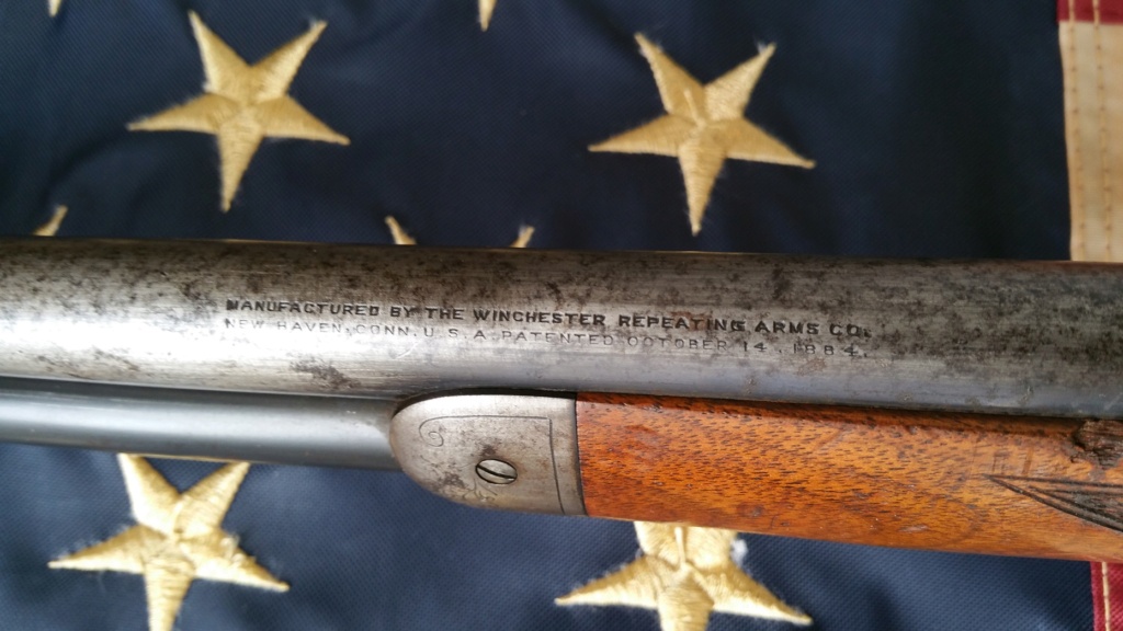 Winchester 92 rifle, gravée d'usine, en 44-40. 20230177