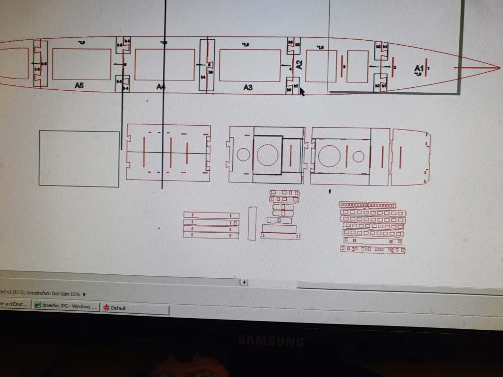 Lasercut Titanic 1:200  Drei in 1 geb. von Gustibastler 20230111