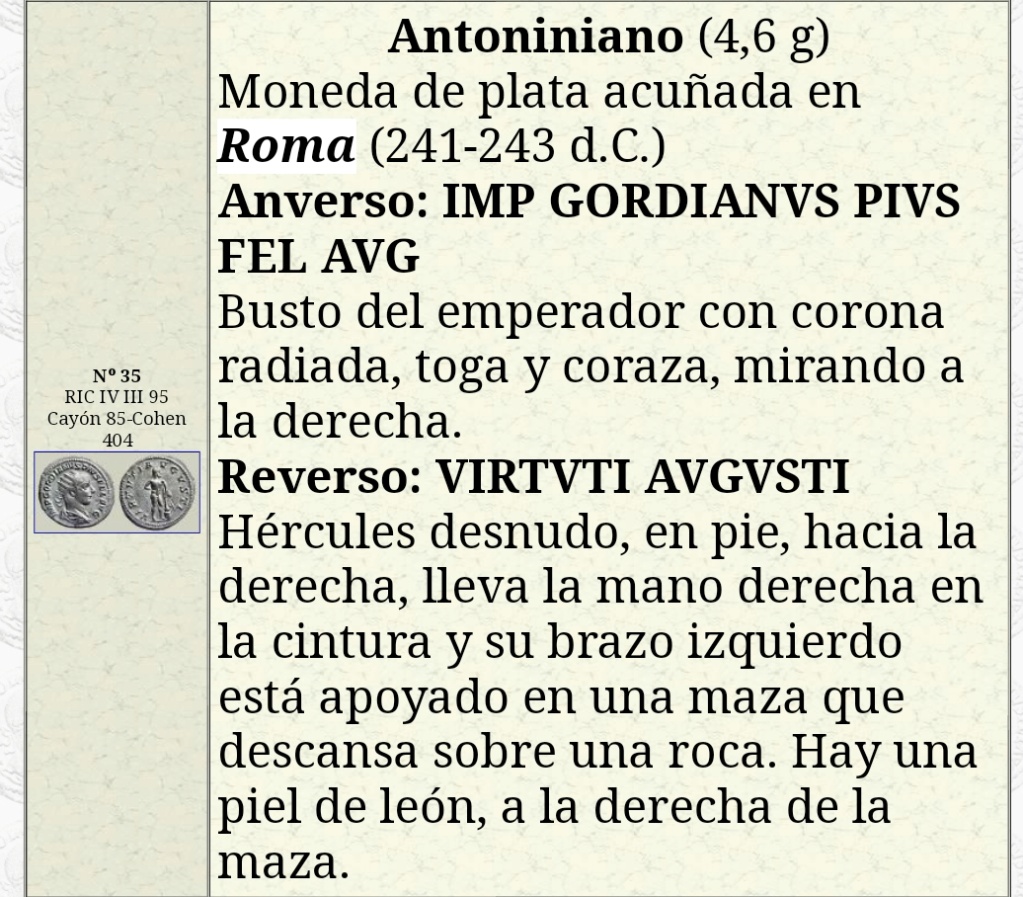 Antoniniano Gordiano III / VIRTVTI AVGVSTI Screen56