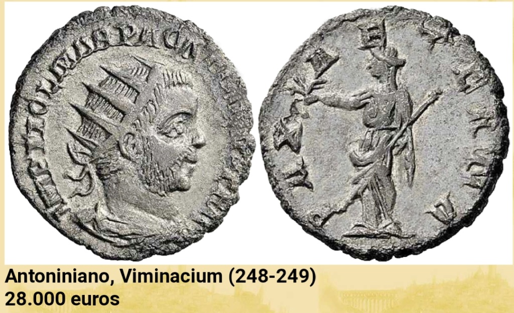 Los últimos denarios Romanos y los denarios Romanos de cobre "Limes". Screen83