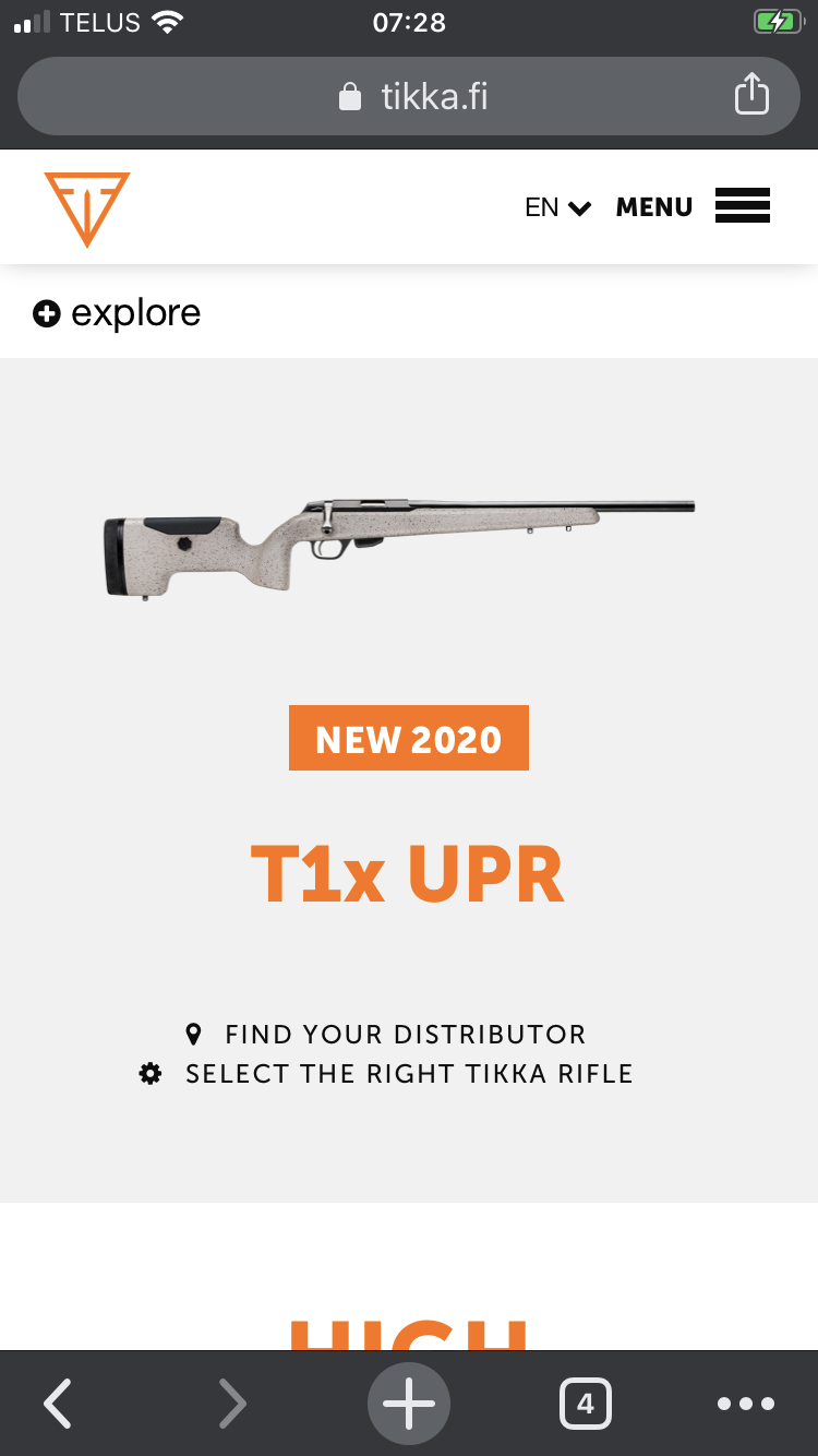 Petite nouvelle chez Tikka A6df4110