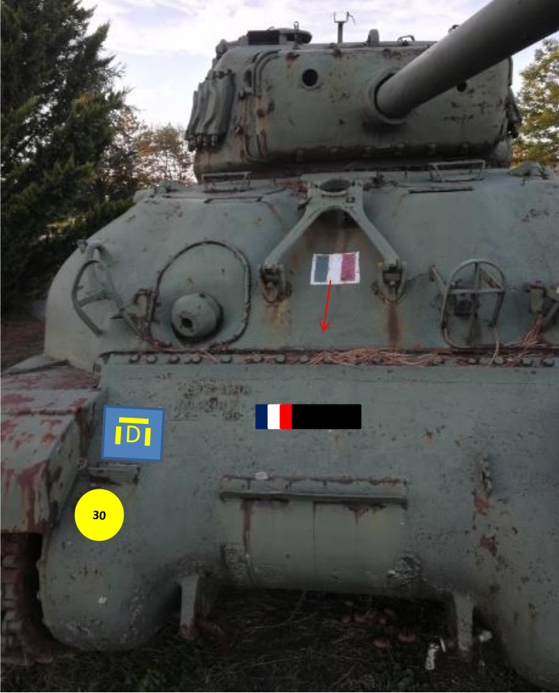 Taille et position des marquages d'un Sherman de la 2ème DB  Photo_10