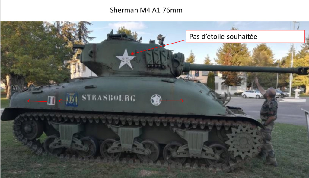 Taille et position des marquages d'un Sherman de la 2ème DB Photo_13