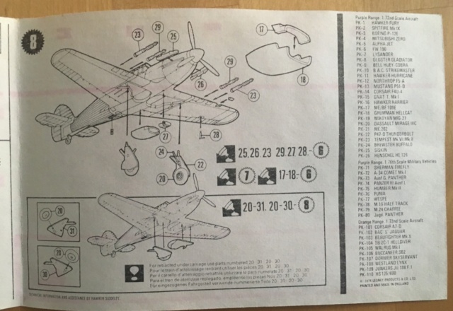 [MATCHBOX] HAWKER HURRICANE MK IIC 1/72ème Réf PK11 Hurric23