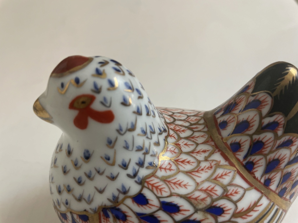 ID Help Royal Derby? Herend? Porcelain bird  Img_6312