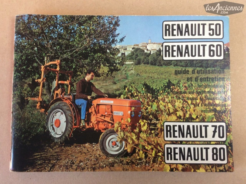 Recherche manuel d'entretien pour Renault 50 Vigneron 1973 Type R7213  9ac5a010