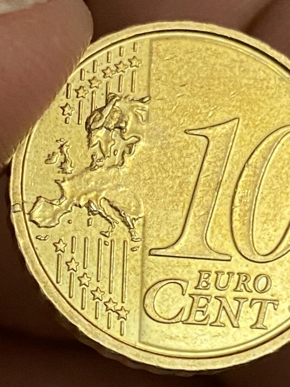 Moneda Belgica con exceso de metal 67d33510
