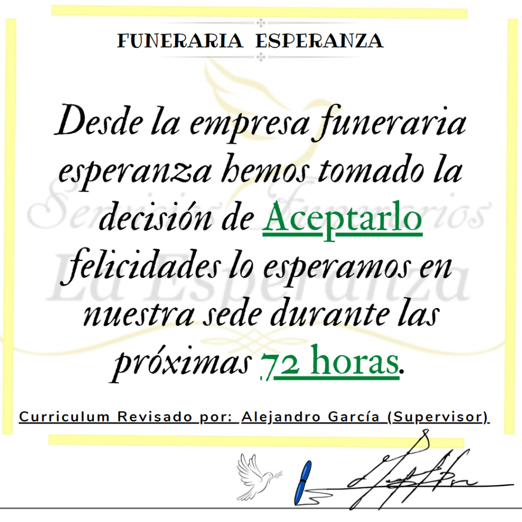 Currículum Vitae Funeraria - Santiago Maymo Alejan25