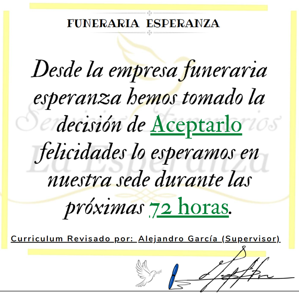 curriculo de funeraria Alejan48
