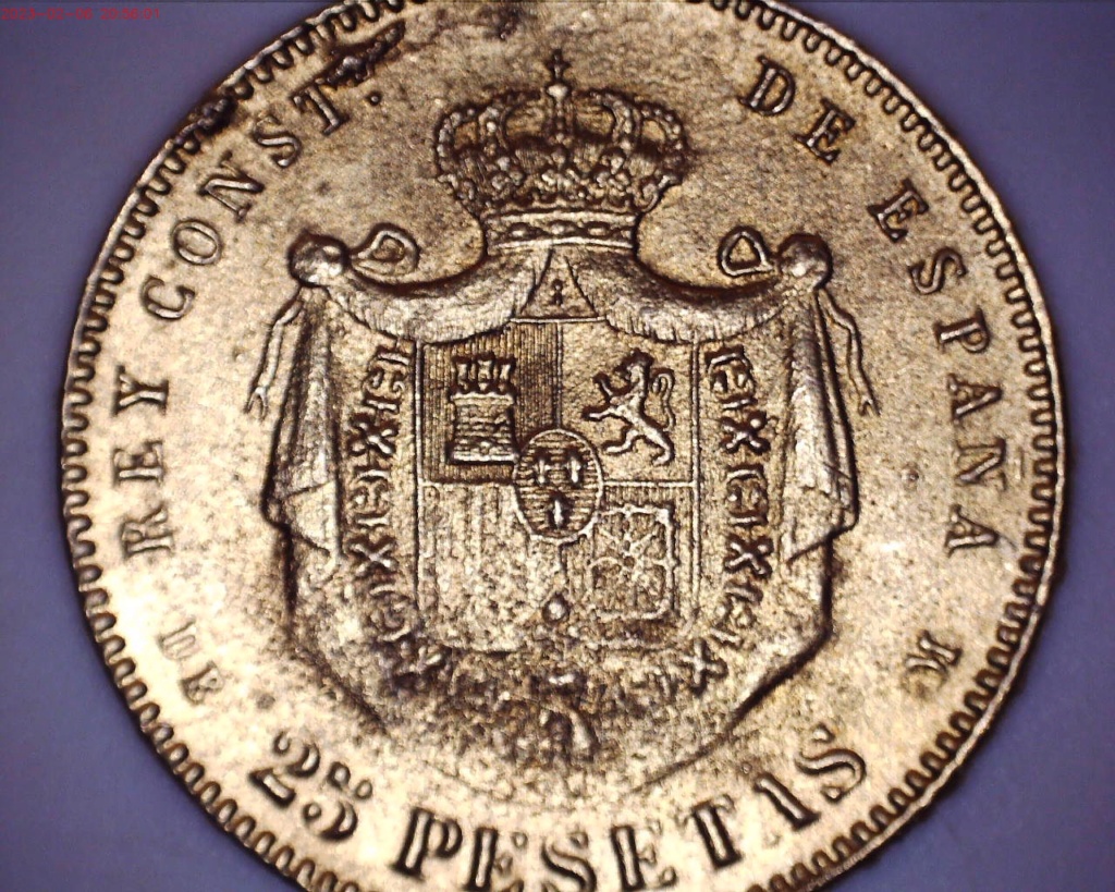 25 Pesetas de Alfonso XII. Falsas 23020617