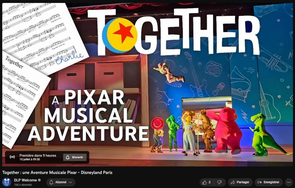 Together - Une Aventure Musicale Pixar [World Premiere Plaza - 2023] - Page 7 Togeth10