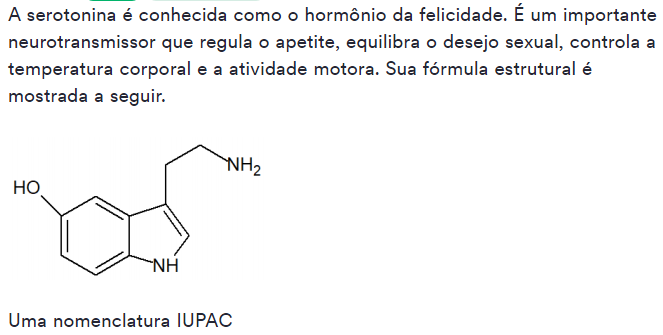 Nomenclatura IUPAC para serotonina Seroto10