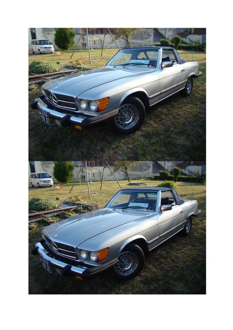 Vends 450SL Chassis 107 de 1979 Docume26