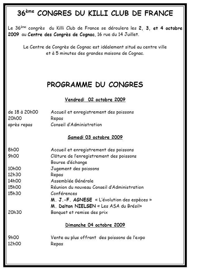 Congrès du KCF à Cognac octobre 2009 Cognac10