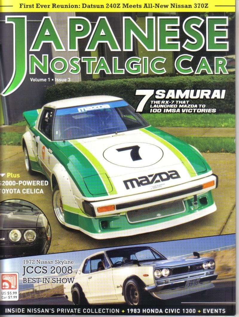 MAGAZINE !!! Japanese Nostalgic Car