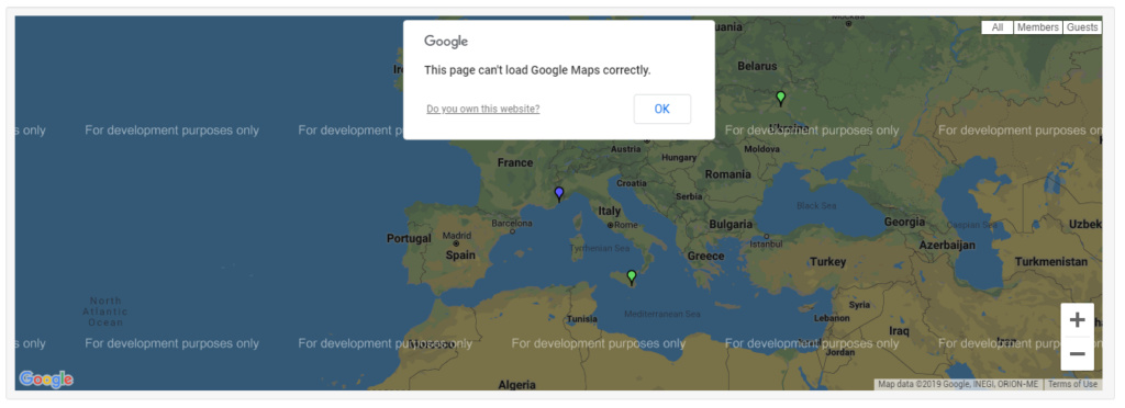 Removing the possibility to display the Google Map on Forumotion forums 14-05-11