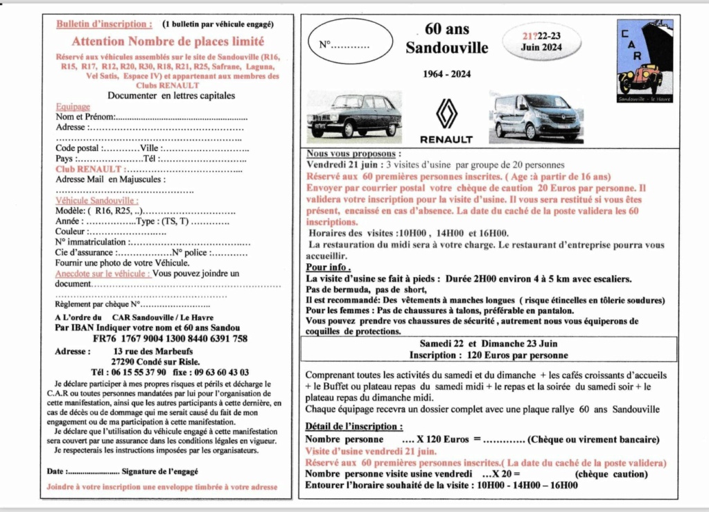 [indigo] 60 ans d'Automobiles RENAULT SANDOUVILLE , 21-23 juin 2024 Rs210