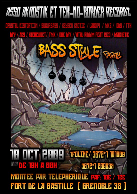 10/10/09 Bass Style Party Affich11