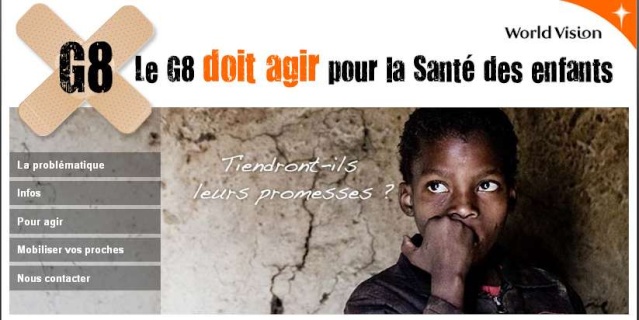 Campagne de plaidoyer sur le thme "Sant, les enfants d'abord !" G810