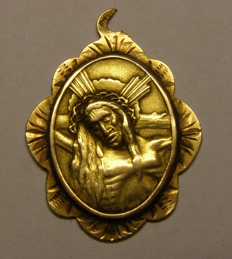 Medalla Santo Cristo de Piera, final siglo XIX, principio siglo XX. Mednov14