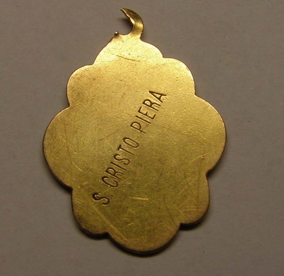 Medalla Santo Cristo de Piera, final siglo XIX, principio siglo XX. Mednov15