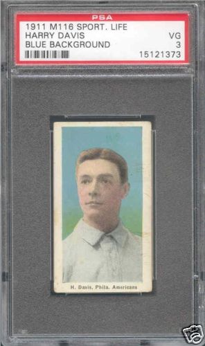 M116 Harry Davis (Blue) PSA 3..SOLD M116da10