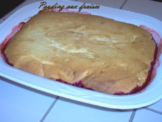 pouding fraise - Pouding aux fraises  Poudin10