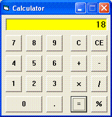 Cài đặt chương trình Calculator trên Visual Basic Maytin12