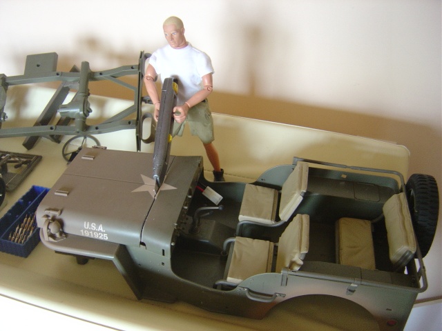 Modélisme jeep addict !!! jeep willys 1/6 militaire 610