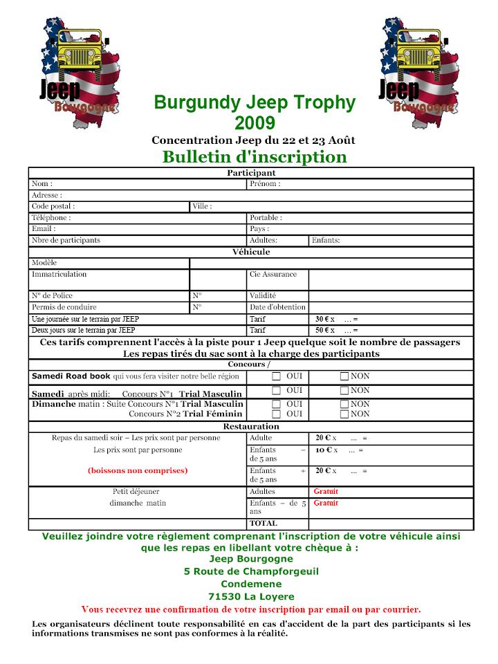 Burgundy Jeep Trophy IV les 22 et 23 Août 2009 Prasen10