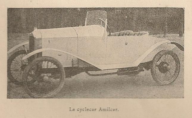 AMILCAR Cyclecar Voiturettes Grand Sport  " CHAPITRE 1 " - Page 2 Amilca10