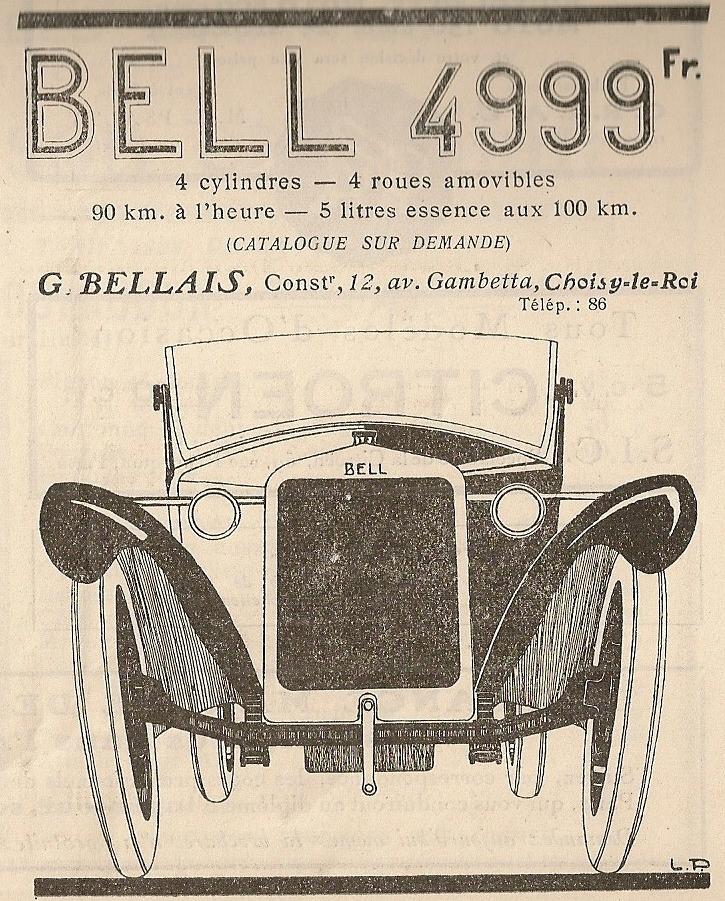 BELL cyclecar Bell_c10