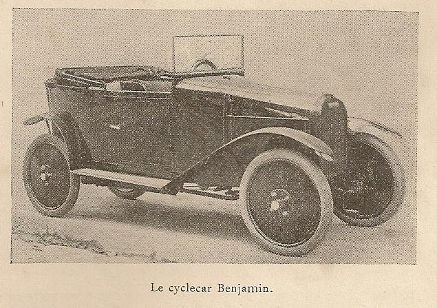 BENJAMIN / BENOVA cyclecars voiturettes - Page 8 Benjam16