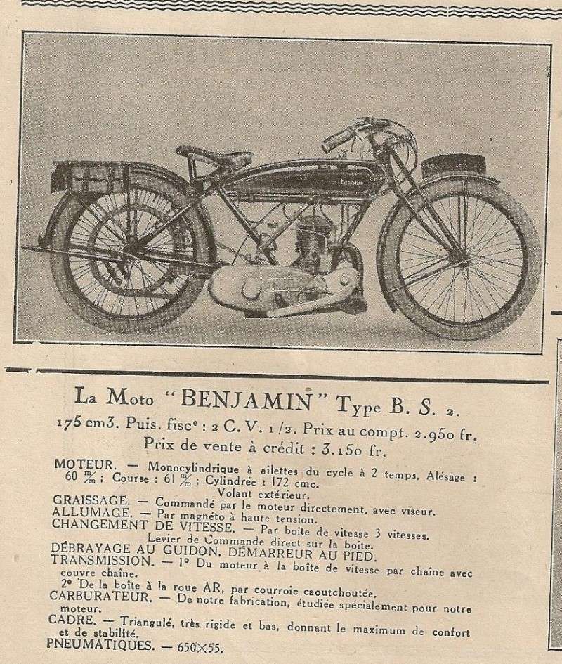 BENJAMIN / BENOVA cyclecars voiturettes - Page 9 Benjam22