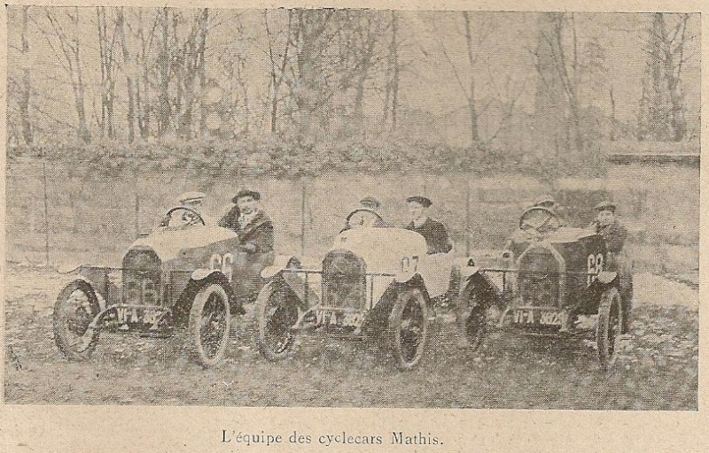 MATHIS cyclecar Mathis14