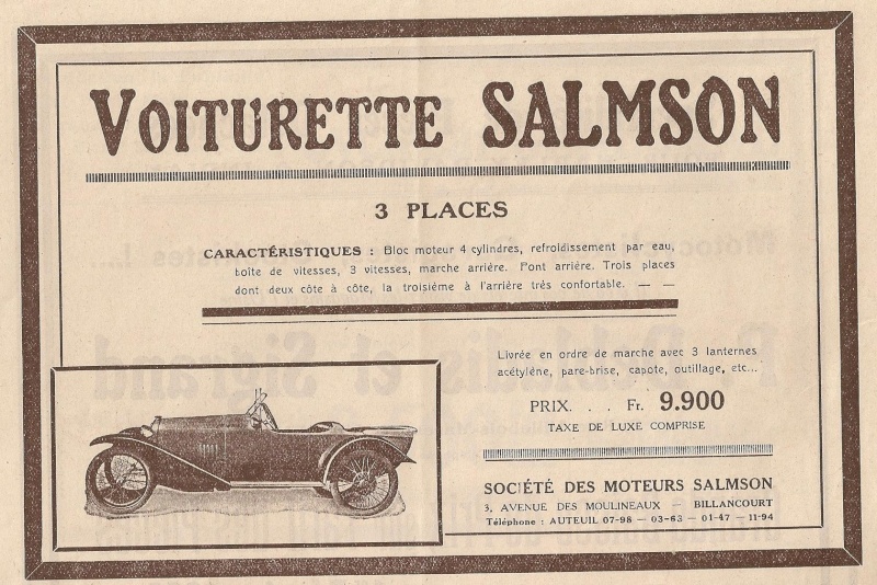 salmson - SALMSON cyclecar - Page 3 Salmso31