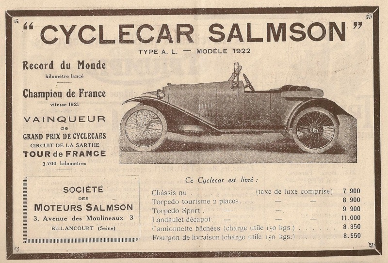 salmson - SALMSON cyclecar - Page 3 Salmso32