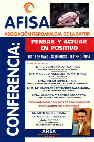 PENSAR Y ACTUAR EN POSITIVO 16 DE MAYO EN VALENCIA AFISA Getatt35