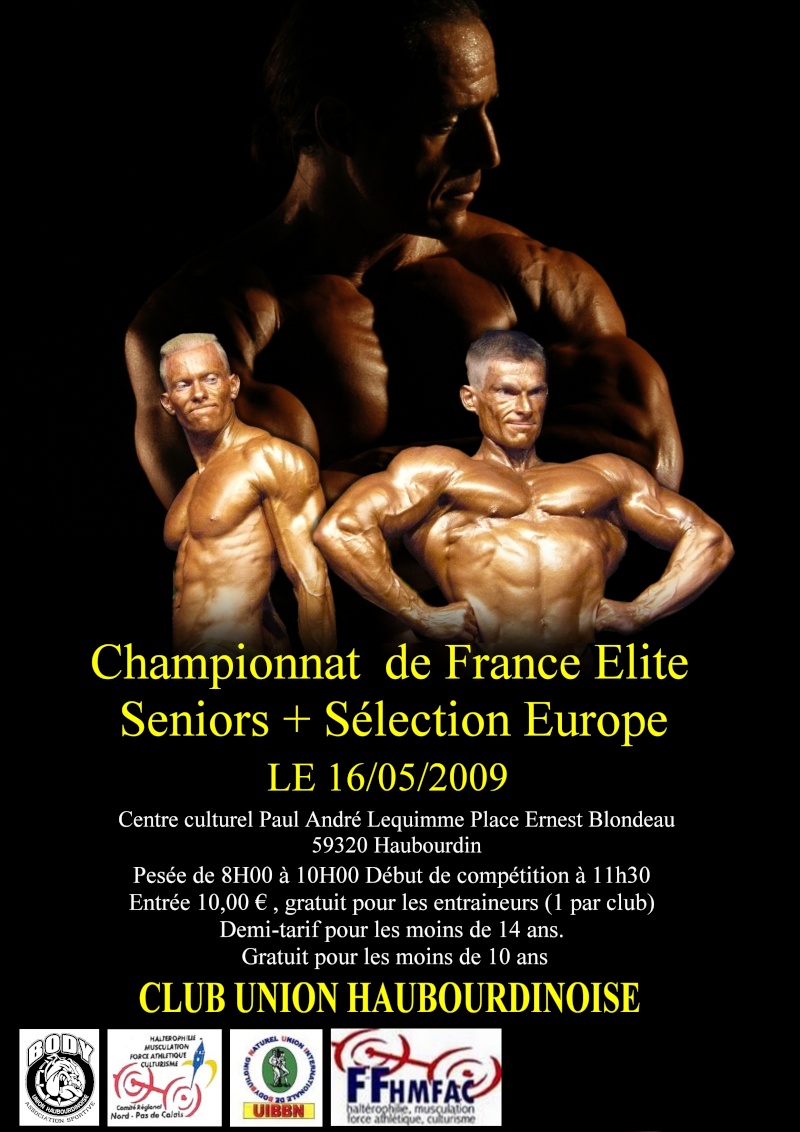 Championnats de France Elite FFHMFAC 2009 Affich10