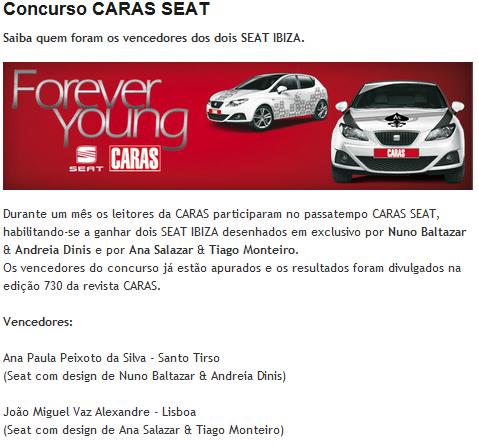 Concurso Caras Seat Caras10